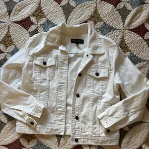 Lauren Ralph Lauren white denim jacket